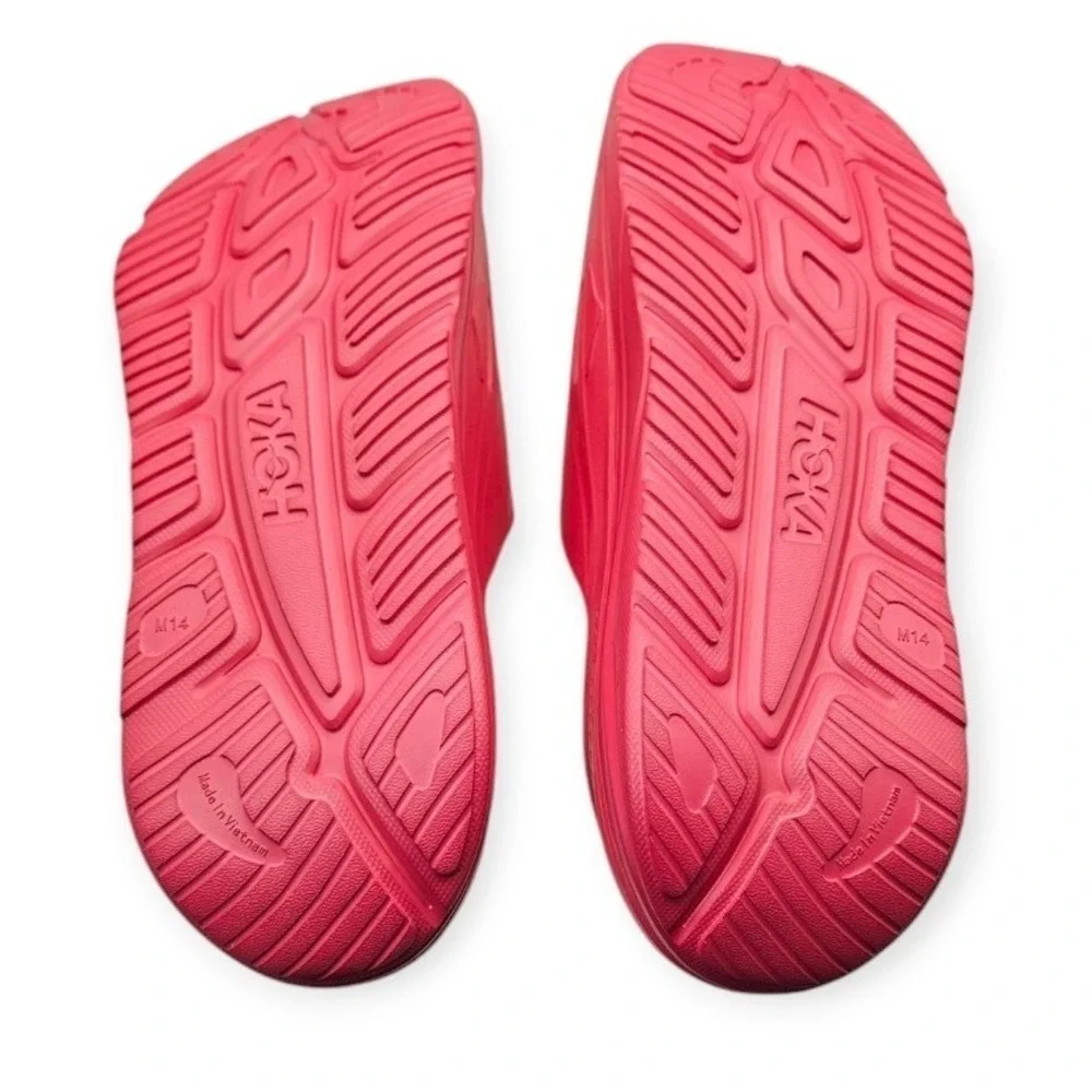 HOKA Slides Rasberry Pink Mens‎ Size 14 Ora 3 Recovery Sandals Comfort EVA New